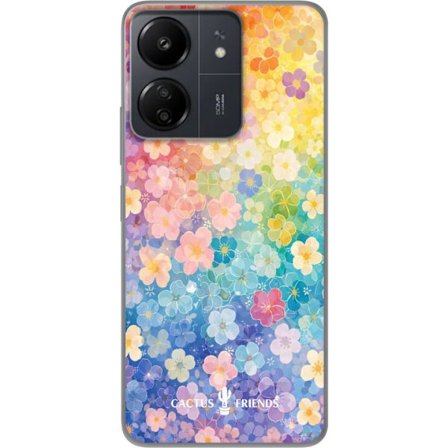 Yhteensopiva Puhelinkuori Xiaomi Xiaomi Redmi 13C Cactus and Friends – RainbowBloom