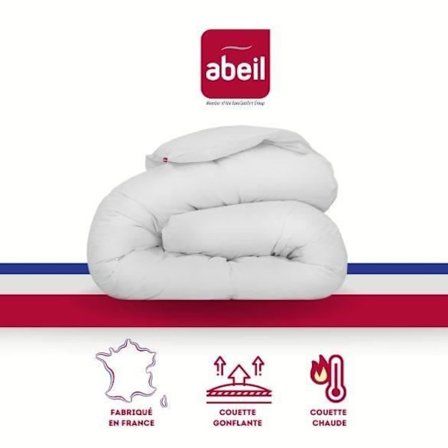 ABEIL Aerelle Soft Flex Täcke - 240 x 260 - Vit