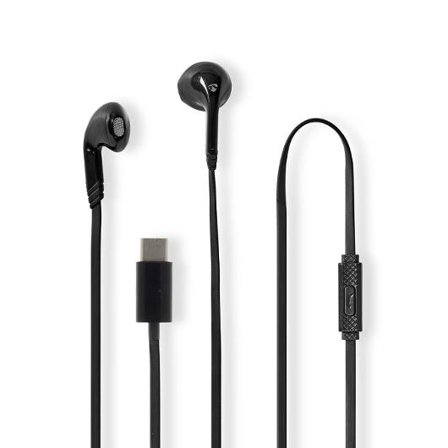 NEDIS Headset In-ear USB-C - Lyreco - Kontorsmaskiner - Headset och telefoner - Headset - Sladd