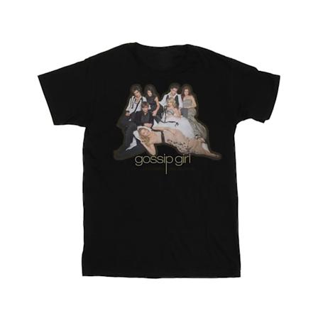 Gossip Girl Herr Grupp Pose T-Shirt S Svart Black S