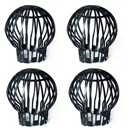 4 stk. Nedløpsrørbeskyttelse - Nedløpsrørbladvakt - Takrennesil