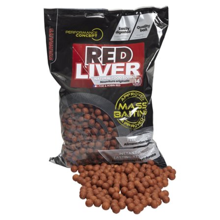 Starbaits PC Red Liver Mass Baiting Boilies 3kg - 20mm