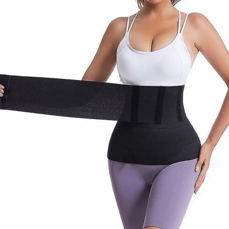 Waist trainer för kvinnor Snatch Me Up Bandagelinda ländryggen Midjestödsbälte Justerbar mage Midjelindning för kvinnor Allmänt, 10cm Vanligt 3m