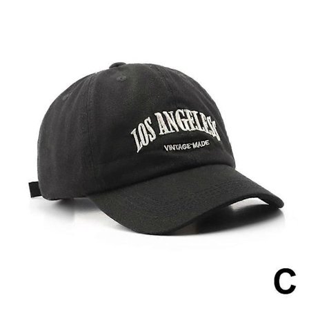 Unisex Retro Bogstav Broderet Baseball Kasket Solcreme Baseball Kasket Udendørs