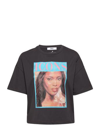 Onlicon Tribute Ss O-Neck T-Shirt Nn Black ONLY