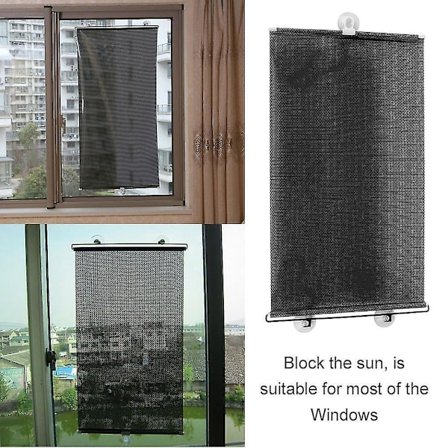 Solskjerming for bilvinduer - Svart Rullgardin for Hund og Barn