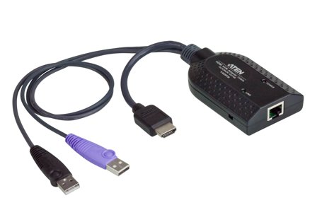 ATEN KA7168 HDMI USB Virtual Media KVM Adapter Cable with Smart Card Reader (CPU Module) - KVM / lyd / USB-utvider