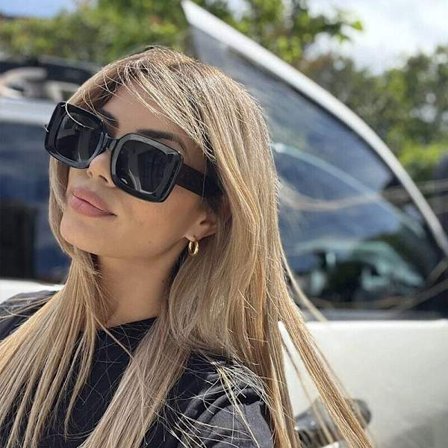 Gafas de Sol para Mujer Lentes Oscuros de Gran Tama?o de Moda Casual Elegante