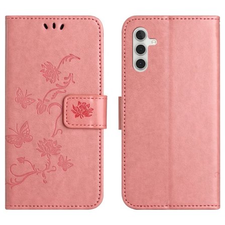 Læderetui Sommerfugle Samsung Galaxy A26 Rosa