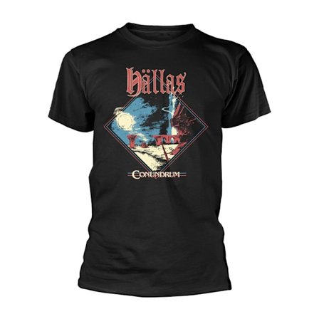 Hällas Unisex Adult Conundrum T-Shirt XL Svart