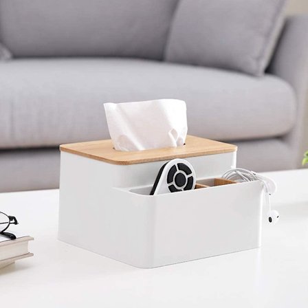 Multifunksjonell Tissue Box Ansiktsservietholder Dispenser
