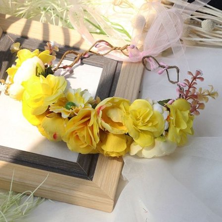 Flower Pannband Bohemian Flowers Wreath GUL