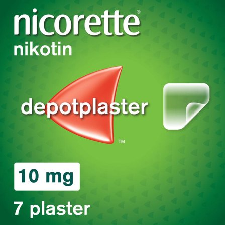 Nicorette depotplaster 10 mg/16 timer 7 stk