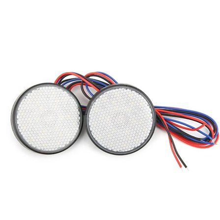 2 stk Motorcykel Reflekser Motorcykel Reflekterende Klistermærke HVID