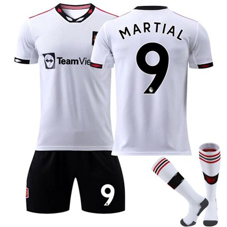 2022 Man L Away Devils Jersey nr 7 C Ronaldo Kids träningsdräkt #9 8-9Y