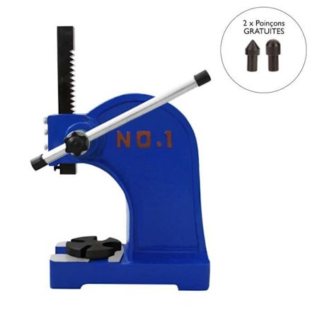 T-Mech Manuel Rack Press Metallurgy Workshops med håndtag i støbt stål