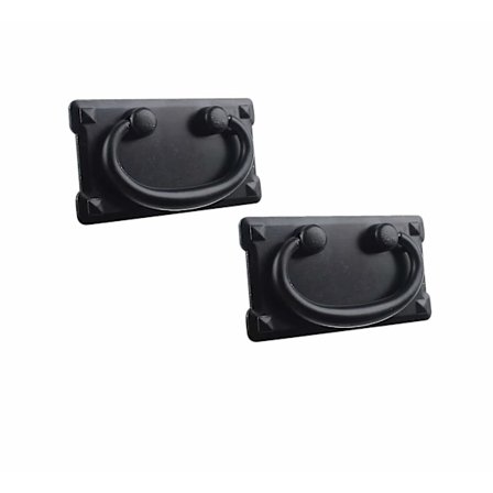 Mustat ovenkahvat, Vintage-keittiön kaapin kahvat Antiikki ovenkahva Laatikon kahvat Vaatekaapin kahvat Huonekalukahvan koriste Ruuveilla