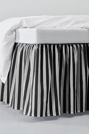 Jotex - Geplooide Bedsprei Zwart/wit Zwart/wit - KAYO - Koop Bedrokken bij Jotex