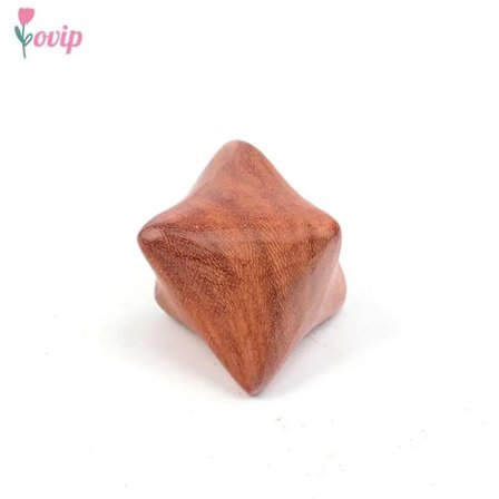 1 kpl Puinen vietnamilainen tuoksuva kuusikulmainen kädessä pidettävä akupunktiohierontalaite