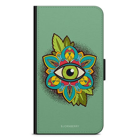 Bjornberry Plånboksfodral iPhone 12 Pro - Öga