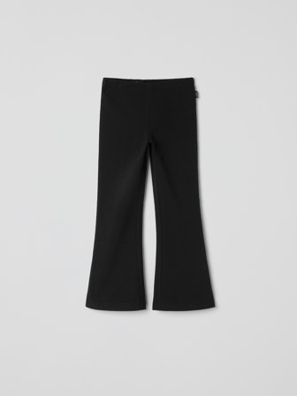 PLAY utsvingede leggings - 128 - barneklær - black - Polarn O. Pyret