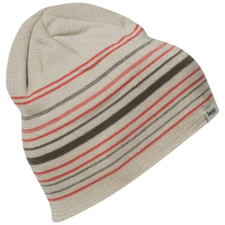 Bergans Striped Beanie Women beanies Beige OneSize