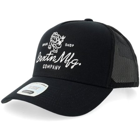 Brixton - Svart trucker Keps - Tolman Black/Black A-Frame Trucker @ Hatstore