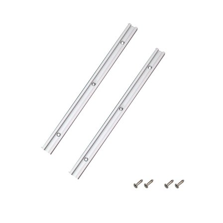 2 stk 400mm T-spor aluminium T-spor, T-spor gjærskinne for Ta