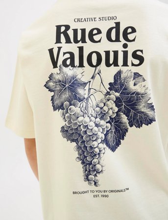 Jack & Jones Jorparos Easter Sketch Tee Ss Crew N Jnr - Beige - 128