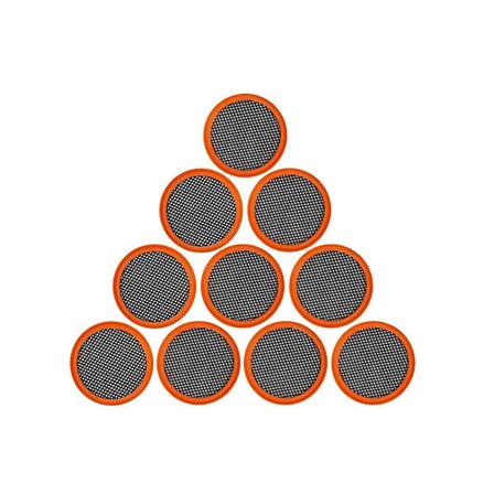 10 st För Fc8009/fc8081/6723/6725/6727/6728 Tvättsbara Hepa-filter