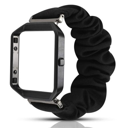 Elastiskt Klockarmband Svart 14 Cm Fitbit Blaze