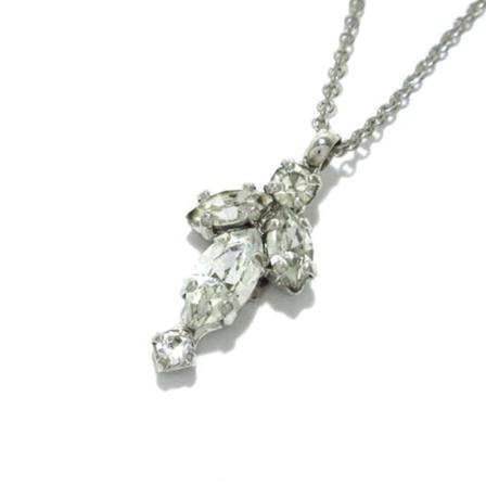 Dior Vintage Pre-owned Necklace , Grijs , Dames , Maat: ONE Size Vintage Sieraden