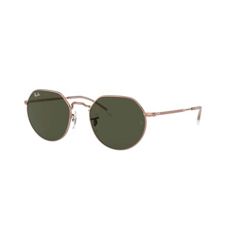Ray-Ban Jack -Aurinkolasit - Gold Round - Ray-Ban RB3565 920231 5520