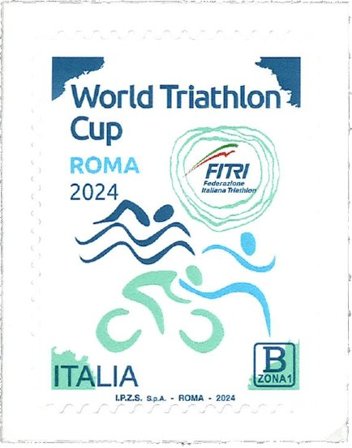 Italien - World Triathlon mesterskab - Postfrisk frimærke
