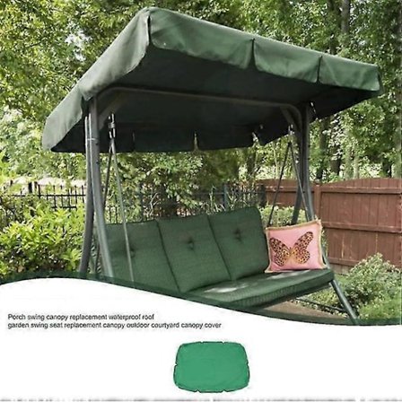 Tvättbar hängmatta gunga markis gunga B gunga markis ersättning vattentät gunga baldakin för veranda trädgård utomhus uteplats