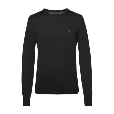 AllSaints Mode Logo-embroidered Trui , Zwart , Heren , Maat: M