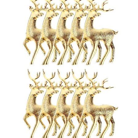 10 kpl Tekojoulu Simulaatio Sika Peura Satu Tarha Rekvisiitta Patsas Koti Hirvi Kaappi Koristeet Kakku Koristelu