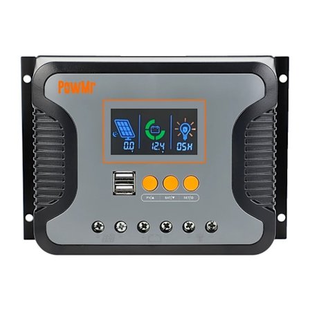 Solcellsregulator, flera strömalternativ, dubbel USB-utgång,80A, 12V 24V 36V 48V