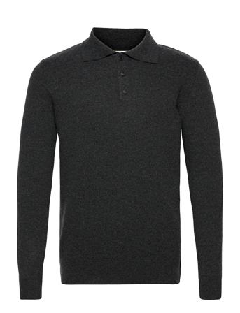 Kier L/S Polo Black Far Afield