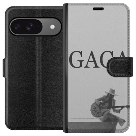 Yhteensopiva Lompakkokotelo Google Pixel 9 Pro Stitch ympäröity mustikoilla söpössä kawaii-tyylisessä nallekarhussa