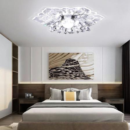 Led-taklampa, 5w Modern Taklampa I Kristall