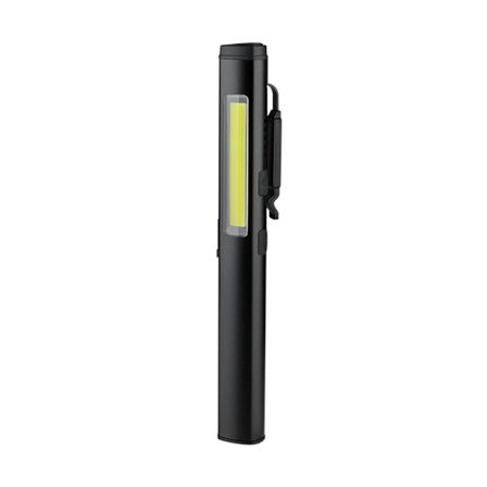 LED Ficklampa USB Recharge Work Light SVART