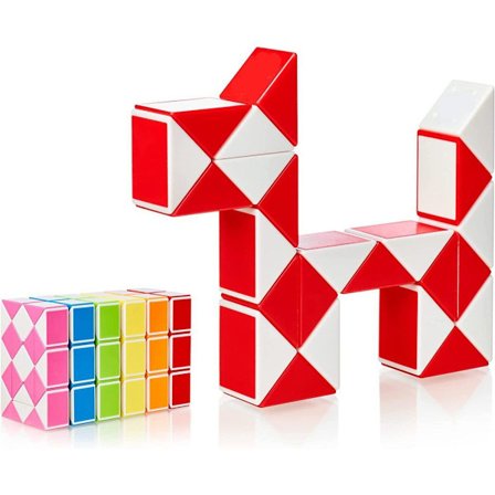 Cubixs Magic Snake - 24 block, gul KLB