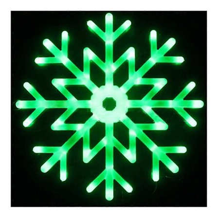 40 cm LED snefnug flerfarvet lys vedhæng