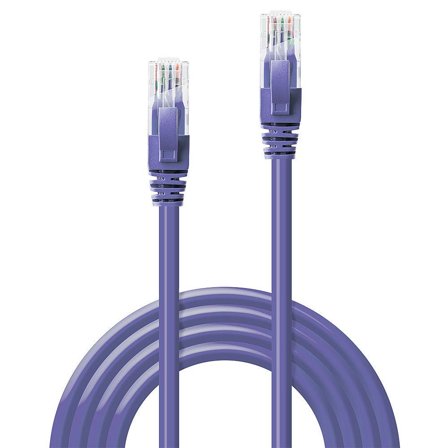 Lindy U/UTP PatchCord Cat6. CU. Purple. 3.0m Factory Sealed