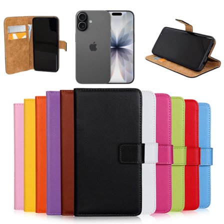 Iphone 17 plånbok skal fodral korthållare -