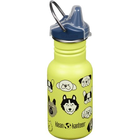Klean kanteen Kid Classic Narrow Sippy drikkeflaske med tut 355 ml, dogs