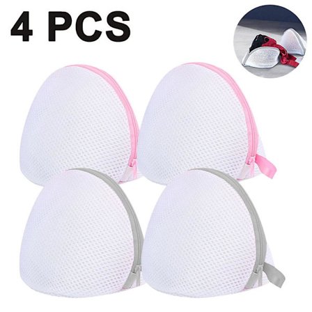 4-pak BH-vaskesekker til vask, BH-sekker til vaskemaskin