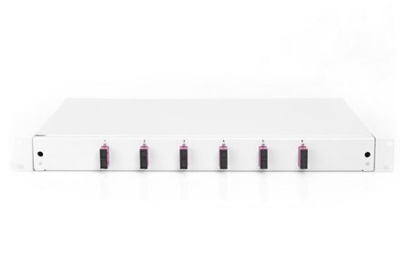 Digitus Fiber Optic Splice Box SC OM4 1U 6xSC-DX cas. pigtails coupler NS