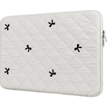 ING Laptop cover til 13-14 tommer laptops, kompatibel med 13-14 tommer MacBook/Chromebook/PC laptops, hvid.